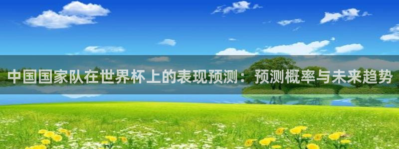 世界杯2026赛制:中国国家队在世界杯上的表现预测:预测概率与未来趋势